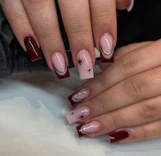 Short Red French Tip Nails, Blush Nail Designs, Black Fingernails, Blush Nail, Acrylic Dip Nails, Hottest Nail Trends, Purple Ombre Nails, Coquette Nails, Nail Appointment