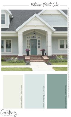 the exterior paint colors for this house