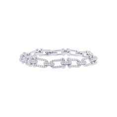 This stunning Deluxe Link Diamond Bracelet brings glamour and sophistication to any look. Delicately crafted with 2 3/4 carats of shimmering bright white diamonds, laid along a 14 karat gold setting, it's a timeless piece of jewelry sure to complement any wardrobe. Diamond Tennis Bracelet, Tennis Bracelet Diamond, Top Gifts, Tennis Bracelet, White Diamonds, Wedding Shop, Diamond White, Timeless Pieces, Bright White