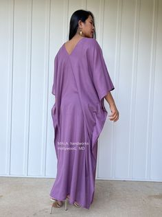 Unwind in absolute comfort with our semi sheer cotton gauze kaftan. This kaftan is perfect for the beach, pool, resort and laid-back time at home. Crafted from quality soft and breathable gauze cotton, it offers an airy fit that's ideal for lounging and cover up. Its relaxed design and easy slip-on style make it your go-to choice for outdoor cover up and relaxed nights at home. Sheer Kaftan, Pool Resort, Outdoor Cover, Hang Loose, Kaftan Dress, Beach Pool, Tie Dyed, Purple Dress, Cute Fashion