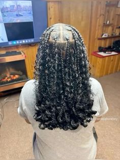 Medium Boho Knotless, Medium Boho Knotless Braids, Boho Knotless Braids, Boho Knotless, Short Box Braids Hairstyles, Big Box Braids Hairstyles, Hair Inspiration Long, Goddess Braids Hairstyles