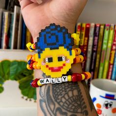 Welcome Home Wally Darling clown kandi beaded bracelet set clowncore accessories  Handmade Wally darling beaded bracelet set of 3 with alpha beads and perler Wally face charm  Tags; clown clowncore kidcore welcome puppet show arg perler beads pony beads jewelry accessories Handmade Plastic Novelty Beaded Bracelets, Handmade Novelty Plastic Beaded Bracelets, Playful Plastic Beaded Bracelets, Handmade Fun Beaded Plastic Bracelets, Handmade Fun Plastic Beaded Bracelets, Fun Plastic Beaded Bracelets With Letter Beads, Playful Heishi Beads Stretch Bracelet, Adjustable Playful Letter Beads, Playful Beaded Bracelets With Letter Beads For Crafting