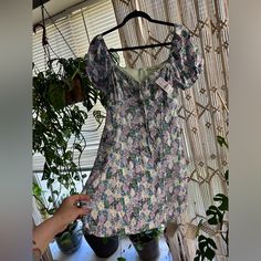 New With Tags Floral Pacsun Dress No Rips, No Stains New Condition Original Price Of $42.95 Plus Taxes Pacsun Dresses, Pacsun, Blue Green, Mini Dress, Womens Dresses, Green, The Originals, Floral, Blue