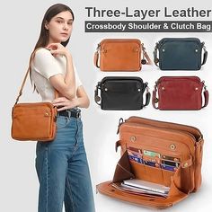 Category:Shoulder Bag,Crossbody Bag; Embellishment:Zipper; Gender:Women's; Type:Satchel; Occasion:Shopping,Daily; Material:PU Leather; Width:80; Height:20; Function:Waterproof,Large Capacity,Adjustable,Durable; Pattern:Solid Color; Listing Date:05/26/2023; Production mode:External procurement; Length:26 Tas Bahu, Leather Shoulder Bags, Crossbody Bag Women, Leather Shops, Womens Crossbody Bag, Zipper Bags, Bag Women, Hobo Bag, Crossbody Shoulder Bag