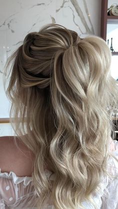 (SponsoredYou can check out all the different hairstyles for 2021 on the pinterest page for classic weddingsYou will be able to choose from elegant short hair styles to wild and crazy asymmetrical styleshaircareforwavyhair haircareforcoloredhair Winter Wonderland Hairstyles, Prom Hair Up, Prom Hair Medium, Prom 23, Simple Prom Hair, Bridesmaids Hair, Ball Hairstyles