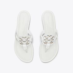 Italian Sandals, Quinceanera Pink, Pretty Sneakers, Pretty Sandals, Miller Sandal, Digital Closet, Tory Burch Sandals, Designer Flats, Shoe Inspo