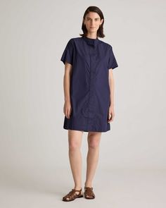 100% Organic Cotton Short Sleeve Shirt Dress Relaxed Fit Shirt Dress For Work, Cotton Shirt Dress With Spread Collar For Work, Cotton Shirt Dress With Short Sleeves And Placket, Cotton Shirt Dress With Placket For Work, Summer Office Cotton Shirt Dress, Cotton Relaxed Fit Shirt Dress For Work, Relaxed Fit Cotton Shirt Dress For Work, Short Sleeve Shirt Dress, Short Sleeve Shirt Women