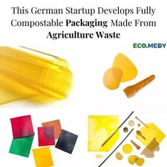 this german start - up develops fully compostable packaging made from agriculture waste