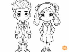 illustration of Boy-and-girl moments in adult coloring Boy And Girl Talking Drawing, Boy Halloween Coloring Pages, Coloring Pages Boys, Man Coloring Pages, Girl Moments Coloring Book, Coloring Page For Adults, Coloring Pages For Girls, Let The Fun Begin, Boy And Girl