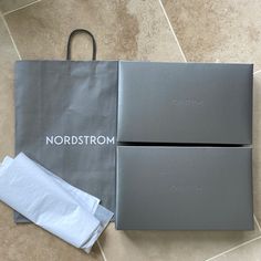 Nordstrom 2 Shirt Boxes, Tissue Paper, Large Shopping Bag Department Store Logo Brand New. Bag Will Be Delivered Slightly Folded. Boxes Flatten. Hasn’t Been Used. Makeup Brushes Holder, Brush Holder Makeup, Custom Makeup, Store Logo, Makeup Brush Holder, Makeup Brush Holders, Brush Holder, Logo Color, Makeup Brush