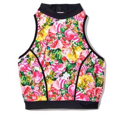 All Orders Ship Next Business Day! Limited Edition Sports Bra Conditions: New Never Used/ Clean Condition/Good Condition/No Holes/No Stains/No Pilling/No Fade The Color Is Yellow Multicolored Floral Size L (36c/D) This Sports Bra Does Not Have Built In Cups And Is Open Back. This Item Was Never Worn, Had Adjustable Bra Hooks For A Perfect Fit. 76% Polyamide 26% Elastane Height Neck, Sports Bra Can Be Used For Pilates. Smoke Free And Pet Free Home! Victoria's Secret Stretch Summer Tops, Victoria's Secret Summer Stretch Tops, Sporty Multicolor Racerback Top, Fitted Victoria's Secret Tops For Spring, Sporty Summer Tops By Victoria's Secret, Victoria's Secret Sporty Summer Tops, Sporty Summer Tops From Victoria's Secret, Sporty Victoria's Secret Summer Tops, Fitted Victoria's Secret Crop Top For Spring