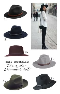 No me importaría tener ninguno de ellos! Fedora Hat Winter Outfit, Brimmed Hat Outfit, Winter Jewellery, Women Hats Fashion, Brimmed Hat, Fedora Hats