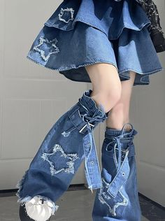 Denim Suspenders, Style Kawaii, Skirt Denim, Kawaii Fashion Outfits, Denim Color, Really Cute Outfits, Kawaii Clothes, Kawaii Fashion, Matilda