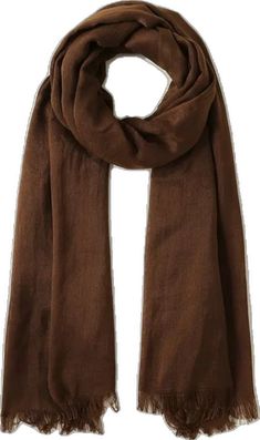 Casual Brown Shawl Scarf, Elegant Brown Square Scarf, Brown Shawl Scarf One Size, Luxury Brown Scarves For Women, Wear Scarf, Brown Scarves, Scarf Shawl, Olivia Mark, Medium Length