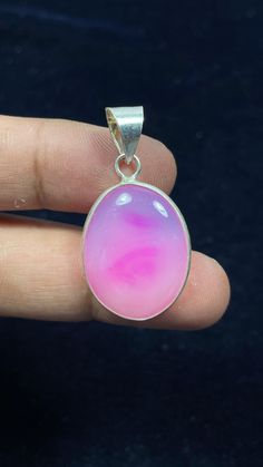 Gemstone: Natural Pink Banded Agate Material : Gemstone/925 Sterling Silver Plated   Shape & Size : Oval Stone Length : Approximately 1" To 2" Long Plating : 925 Sterling Silver Plating Style : Necklace Fancy Pendants Note : We Ship Parcel Via India Post Economy Shipping It's Take 20 To 25 Days To Arrive. I guarantee that it is 100% NATURAL and free of treatments of any kind. Check my other items frequently. I will be adding to the inventory regularly. Be sure to visit my shop to check for any c Oval Cabochon Sterling Silver Gemstones, Sterling Silver Gemstone With Large Stone For Gifting, Sterling Silver Gemstone With Large Stone For Gift, Sterling Silver Jewelry With Large Stone, Healing Round Agate Gemstones, Silver Agate Oval Cabochon Jewelry, Silver Agate Jewelry Oval Cabochon, Silver Agate Jewelry With Oval Cabochon, Silver Agate Jewelry In Oval Cabochon Shape