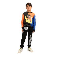 Gear up your young Saiyan with this officially licensed Dragon Ball Z youth 2-piece set. The pullover sweatshirt features a striking graphic of Goku, while the joggers showcase the title logo and add an authentic touch to the ensemble. Crafted with high-quality cotton and polyester materials, this 2-piece set ensures both comfort and durability, making it perfect for young fans to wear during their adventures and training sessions. Whether they're channeling their inner Super Saiyan or just hang Dragon Ball Z Goku, Dragon Ball Goku, Super Saiyan, Jogger Set, Fleece Joggers, Pants Outfit, Dragon Ball Z, Pullover Sweatshirt, Dragon Ball