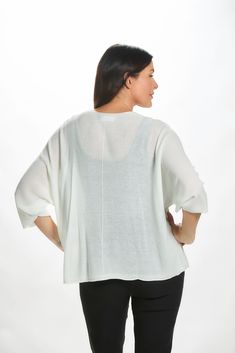 Grab this cardigan for all your layering needs. The lightweight material and open front make for a perfect top over a dress, tank or tee. Complete with a batwing design, you'll take this with you every time to leave the house. Made in Italy 55% Modal, 45% Acrylic Hand wash or dry clean only. Model Angie is 5’9” Bust: 38" Waist: 31" Hips: 42" and wearing a size medium. Time To Leave, House Made, Bat Wings, Large White, A Dress, Resort Wear, Sale House, Sweater Jacket, Front Open