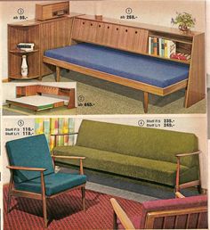 an advertisement for a futon and sofa set