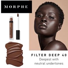 Morphe's Filter Effect Soft Radiance Concealer Flexes To Brighten, Conceal, And Sculpt A Full Range Of Skin Tones With High-Performing Hyaluronic Acid And Pomegranate Seed Extract Benefits Hydrates & Nourishes Sweatproof, Transfer-Resistant & Water-Resistant Long-Wearing Great For All Skin Types Ophthalmologist Tested Noncomedogenic Key Ingredients A Brightening Pomegranate Seed Extract & Hydrating Hyaluronic Acid For A Soft, Healthy-Looking Radiance That Will Have Your Complexion Looking And Fe Makeup Filter, Concealer Color, Color Correcting Concealer, Correcting Concealer, Full Coverage Concealer, Concealer Colors, Concealer Makeup, Neutral Undertones, Makeup Concealer