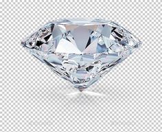 a diamond on a transparent background with clippings to put it in the image