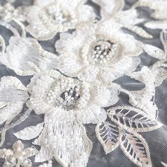 "* Length : 1 Yard, More would be cut into one piece * Width : 119 cm / 46.85\" * Color: Ivory * Patterns: Plants and Flowers * Material: Polyester, Lace, Cotton, Floral Embroider, Sequins * Technology: Embroider *Perfect for wedding dress making , baby clothes , curtains ,costume design , dress making and so on *Ideal for Dress, headbware, female underware brim,handbag accessory, hat. pillow,curtain,dolls outfits , home decor etc. *Designed by famous master specially for bridal accessories. *Wh Cream Wedding Embroidered Fabric, Cream Embroidered Fabric With Floral Applique For Wedding, Wedding Cream Embroidered Fabric With Floral Applique, Embroidered Lace Bridal Accessories For Ceremony, Dolls Outfits, Embroidered Lace Fabric, Wedding Fabric, Handmade Fabric, Design Dress