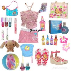 Gyaru Hibiscus, Tropical Aesthetic, Beachy Outfits, Summer Picture Poses, Malibu Barbie, Fashion Themes