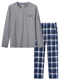 PRICES MAY VARY. 【Material 】91% Polyester, 9% Spandex. Lightweight, soft fabric with good elasticity and moisture wicking. 【Soft & Comfortable】Lounge sleepwear sets is made for smooth soft hand feel,skin-friendly,and tag-free label for added comfort.make you enjoy your all night. 【Features】The mens soft pj set is designed as crewneck, one chest pocket, elastic waistband with adjustable drawstring and two side pockets Plaid Pajama Pants,without fly front,make your moving freely. 【Occasion】Men's p Pajama Outfit Men, Pajamas Plaid, Lounge Sleepwear, Mens Pjs, Party Hotel, Men's Pajamas, Shirts And Pants, Plaid Set, Lazy Weekend