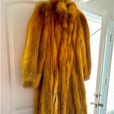 Beautiful Red Fox Fur Coat. Fits Like A Size Medium. Please Note The Tear On Left Sleeve(Easy Repair) Coat Has Interior Magnetic Buttons. Coat Was Kept In Cold Storage. Coat Fits, Cold Storage, Fox Fur Coat, Red Fox, Fox Fur, Fur Coat, Fox, Jackets & Coats, Jackets For Women