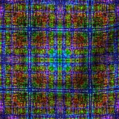 an abstract background with squares and lines in blue, green, yellow and purple colors