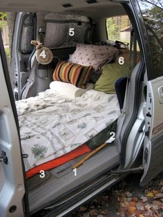 Inquiring Minds Want to Know:) - Dresden JUNK-Shun Car Camping Hacks Road Trips, Minivan Camper, Kangoo Camper, Minivan Camper Conversion, Suv Camper, Minivan Camping, Suv Camping, Camping Inspiration, Van Conversion Interior