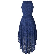 Navy Blue Sleeveless High Low Halter Lace Party Dress Sleeveless Summer Midi Dress For Banquet, Blue Sleeveless Dress For Prom Season, Blue Sleeveless Dress For Prom, Elegant Blue Sleeveless Dress For Prom Season, Blue Sleeveless Party Dress, Blue Fitted Sleeveless Dress For Prom Season, Sleeveless Midi Dress For Banquets And Party Season, Sleeveless Midi Dress For Banquet And Party Season, Sleeveless Midi Dress For Party Season Banquet