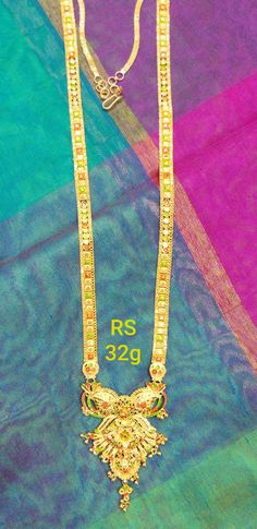 30 Grams Gold Haram Designs, Antique Necklace Gold, Simple Necklace Designs, Sri Ganesh, Bridal Jewelry Sets Brides, Saved Images