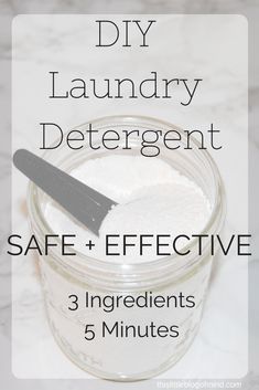 diy laundry detergent safe and effective 3 ingredients 5 minutes to make it last