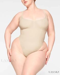 Lasaky - Flattering Bodysuit for Women with Ruching and V-Neck Seamless Shapewear, Ruched Bodysuit, Scoop Neck Bodysuit, Shapewear Bodysuit, Romantic Lace, Style Chic, Olivia Mark, Shapewear, Spaghetti Strap