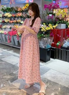 Blossom Pink Floral Maxi Dress - Feminine Floral Dress – Tristar Boutique Pink Floral Maxi Dress For Summer, Pink Chiffon Maxi Dress Midi Length, Pink Floral Maxi Dress For The Beach, Pink Chiffon Long Dress, Pink Long Chiffon Dress, Pink Floral Print Maxi Dress, Peach Short Sleeve Maxi Dress For Spring, Pink Chiffon Floral Dress, Pink Chiffon Floral Dress For Summer