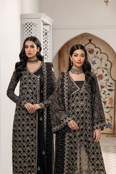 Brand: HOUSE OF NAWABCollection: Gulmira Vol-02 Luxury Formal CollectionFabric: Chiffon/Silk 3 Piece Embroidered Formal Collection Embroidered Chiffon Front Embroidered Chiffon Back Embroidered Chiffon Panel Embroidered Chiffon Sleeves Embroidered Chiffon Front Border Embroidered Chiffon Back Border Embroidered Chiffon Sleeves Border Embroidered Chiffon Patti Embroidered Chiffon Dupatta Raw Silk Trouser Instructions: Dry Clean Recommended. Iron The Clothes At Moderate Temperature. Do Not Use Any Naqshi Embroidered Lawn Suit For Reception, Formal Georgette Traditional Wear With Naqshi, Semi-stitched Sets With Naqshi For Reception, Formal Naqshi Georgette Traditional Wear, Bollywood Style Formal Palazzo Set With Naqshi, Designer Fitted Sharara With Naqshi Detailing, Designer Fitted Sharara With Naqshi, Formal Semi-stitched Naqshi Sharara, Fitted Naqshi Sharara For Designer Wear