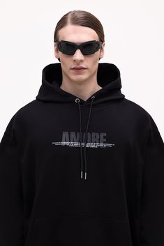 Hoodie – ALMZV Printed Sweatshirts Mens, Oversized Black Hoodie With Letter Print, Black Letter Print Hoodie Sweatshirt, Black Cotton Hoodie With Logo Print, Black Hoodie With Letter Print, Oversized Black Hoodie With Adjustable Hood, Oversized Black Trendy Hoodie, Trendy Black Oversized Hoodie, Modern Black Sweatshirt With Drawstring Hood