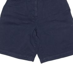 Item is in good used condition. >Size: XXS >Waist Size: 24" >Inside Leg: 8" >Rise: 12" >Hem: 11" Navy Relaxed Fit Shorts, Classic Blue Bottoms With Built-in Shorts, Classic Blue Bottoms With Short Inseam, Classic Blue Shorts With Short Inseam, Classic Navy Bottoms, Short Length, Classic Blue Short Bottoms, Classic Blue Shorts, Classic Blue Short Length Bottoms, Waist Size