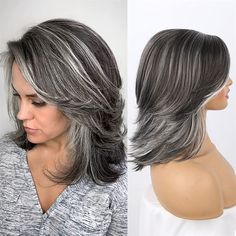 Category:Synthetic Wig; Gender:Women's; Wig Type:Natural Wigs; Occasion:Birthday,Party,Vacation,Party / Evening,Daily Wear; Age Group:Adults; Color Shade:Gray,Brown,Pink,Blonde,Mixed Color,Ombre; Hair Material:Synthetic Hair; Cap Construction:Machine Made; Texture:Curly; Length:Short; Features:Fashion,Easy to Carry,Cosplay,Soft,Comfortable; Heat Resistant:Yes; Listing Date:08/15/2023; Cap Circumference:; Front to Back:; Nape of Neck:; Side to Side Across Forehead:; Side to Side Over Top:; Temple Wigs With Gray Highlights, Low Lights For Grey Hair Over 50, Curtain Bangs For Black Women, Wigs With Curtain Bangs, Bangs For Black Women, Layered Wigs, Wavy Bob Wig, Brown Pixie Cut, Mullet Wig