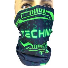 TECHNO Includes a face mask that covers the face and neck.  TECHNO is a 4-way stretch polyester spandex blend, which fits tight and stretches to include a variety of body types. Fabric pattern can vary from item to item. Our products are made to order, please review our store policies before purchasing because refunds are not available after purchase. International shipping available. Festival Mask, Sporty Crop Top, Rave Mask, Festival Tops, Dust Mask, Fabric Pattern, Lovely Print, Cute Fits, Falling Down