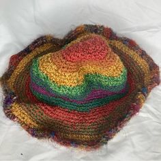 A Beautiful Brand New , Colorful, Bohemian Sun Hat From Nepal . Bohemian Sun, Colorful Bohemian, Sun Hat, Sun Hats, Red Yellow, Nepal, Sun, Brand New, Hats