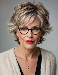 Hairstyles For Round Faces Over 50, Short Curly Gray Hair Over 50, Grey Hairstyles, Kort Bob, Over 60 Hairstyles, Shaggy Short Hair, Hairstyles For Women Over 60, Short Shag Hairstyles, Curly Short