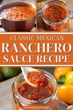 Ranchero sauce Salsa Ranchero Recipe, Ranchero Sauce For Chile Rellenos, Mexican Ranchero Sauce, Rancho Sauce Mexican, Chuy's Ranchero Sauce, Easy Ranchero Sauce, Ranchero Sauce Mexican, Southwestern Sauce Recipe, Raos Sauce Recipes