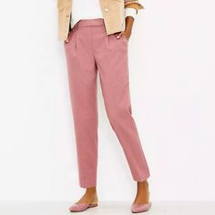 Pull On Tapered Pants In Brushed Flannel Size Xl Color Pink Melange Slim Tapered Legs Sits At High Waist, 11 5/8” Rise, Ankle Length With 27” Inseam And Elastic Back Waist Brand New Relaxed Fit Pink Pants For Workwear, Pink Fall Workwear Pants, Tailored Pink Bottoms For Fall, Tailored Pink Pants For Fall, Tailored Casual Pink Bottoms, Casual Tailored Pink Bottoms, Relaxed Fit Pink Pants For Fall, Pink Relaxed Fit Pants For Fall, Pink Tapered Leg Bottoms For Fall