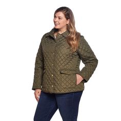 A water-resistant, quilted shell makes this women's Weathercast barn jacket winter-weather essential. A water-resistant, quilted shell makes this women's Weathercast barn jacket winter-weather essential.Finding the perfect fit and size for women's clothing requires basic measurements of your chest, waist, hips and inseam. Use this guide to learn more about sizing and everything Kohl's has to offer in women's fashion. FEATURES No Hood Quilted diamond patternFIT & SIZING Designed to hit above the Weatherproof Quilted Jacket For Fall, Barn Jacket, Barn Quilts, Winter Weather, Outerwear Women, Diamond Pattern, Above The Knee, Fabric Care, Gender Female