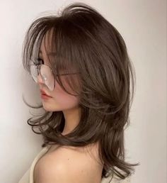 Korean Wolf Cut: 25 Styles to Elevate Your Hair Game Haircut Layer Short, 2 Layered Haircut Medium, Layered Brown Medium Hair, Hair Layers Medium With Bangs, Layer Bangs Short Hair, Layers For Short Hair With Bangs, Short Layer Haircut With Bangs, Curtain Bangs Butterfly Layers, Brown Wolfcut Hair