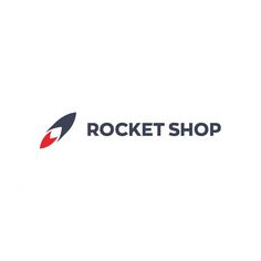 rocket shop logo on a white background