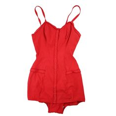 Vintage 1940s/50s Kerry Brooks Sea Stars Womens One Piece Bathing Suit. In Great Condition For Its Age. No Size Found, Please Refer To Measurements Condition: 8/10 Color: Red Size: 21"X12" Jakofallvintage.Com Pre-Owned, By Show Signs As Such. 11542 50s Bathing Suit, Sea Stars, One Piece Bathing Suit, Sea Star, One Piece For Women, Bathing Suit, Womens Swim, Bathing Suits, One Piece