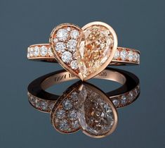 Jewelry Inspo, Heart Ring, Wedding Rings, Rose Gold, Engagement Rings, Photo And Video, Gold, Instagram