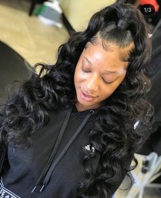 Finger Waves Short Hair, Black Hair Video, Body Wave Weave Hairstyles, Shaved Side Hairstyles, Birthday Hairstyles, Quick Weave Hairstyles, Braids Hairstyles Pictures